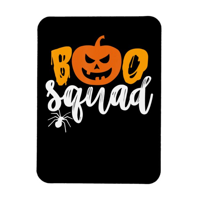 Spider Gift | Boo Squad - Pumpkin Spider Halloween Magnet (Vertical)