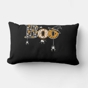 Spider Gift Halloween Boo Spider Lumbar Pillow