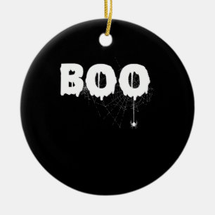 Spider Gift Halloween Funny Scary Little Spider Ceramic Ornament