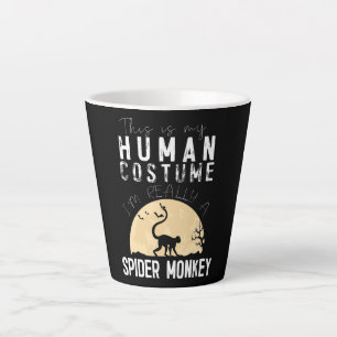 Spider Gift Halloween Human Costume Spider Latte Mug