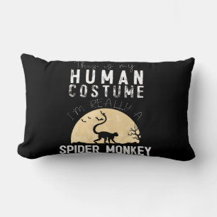 Spider Gift   Halloween Human Costume Spider Lumbar Pillow