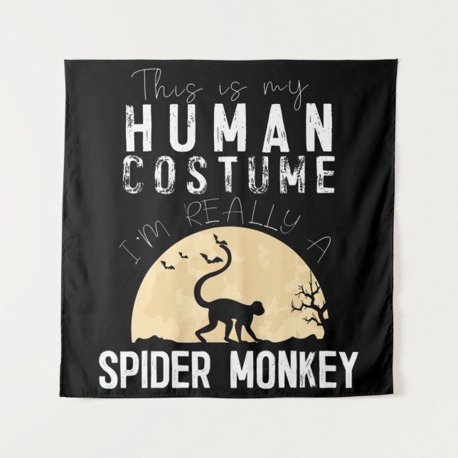 Spider Gift | Halloween Human Costume Spider Tapestry (Front)