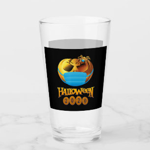 Spider Gift Halloween Pumpkin And Spider Mask Glass
