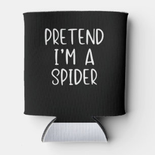 Spider Gift Pretend Spider Costume Halloween Lazy Can Cooler