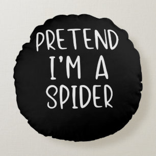 Spider Gift Pretend Spider Costume Halloween Lazy Round Pillow