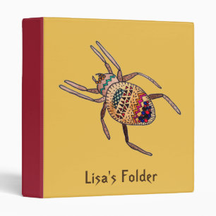 Spider Gothic tween teeanger school Binder
