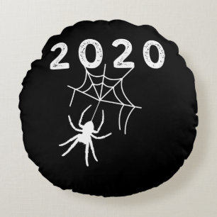 Spider Halloween 2020 Gift, Giant Halloween Spider Round Pillow