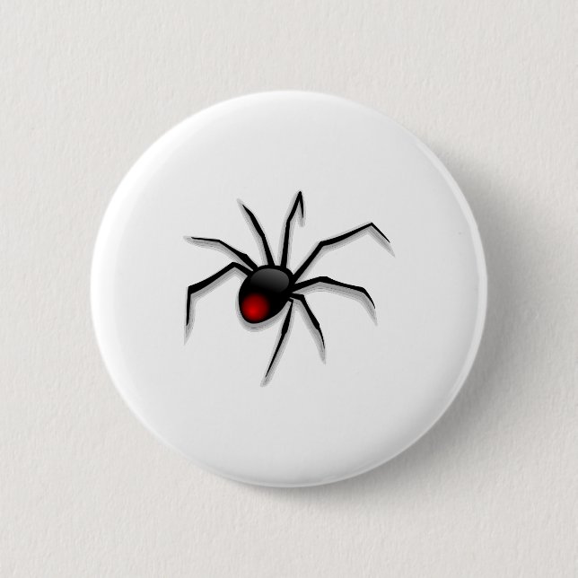 spider halloween 2 inch round button (Front)