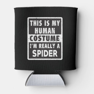 Spider Halloween Costume Funny Spider Costume Gift Can Cooler