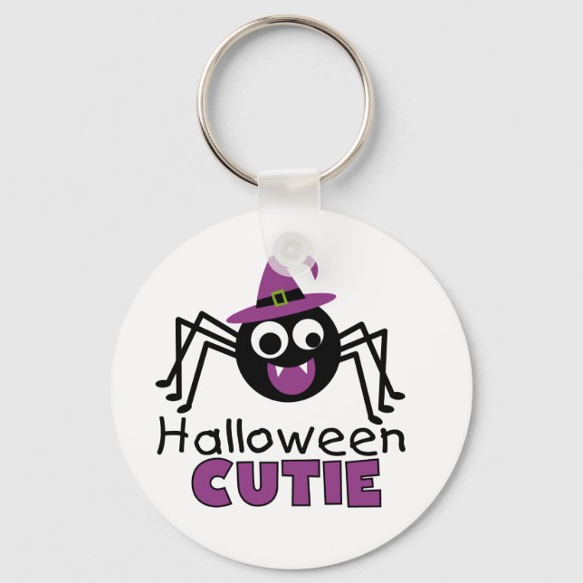 Spider Halloween Cutie Keychain (Front)