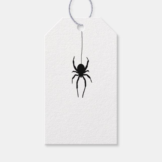 Spider Halloween Spooky Gift Tag (Front)