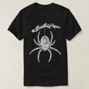 Spider Hanging From Branch T-Shirt