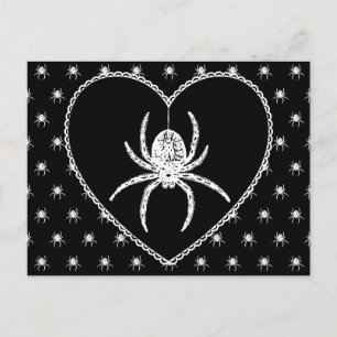 Spider Heart Postcard