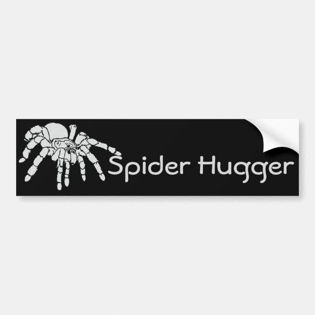 Spider Hugger Bumper Sticker (Front)