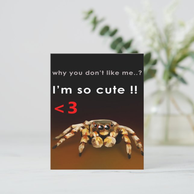 Spider I'm So Cute | Spider Lover Gift (Standing Front)
