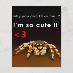 Spider I'm So Cute   Spider Lover Gift Flyer
