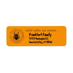 Spider in Web Remarks What Webs We Weave