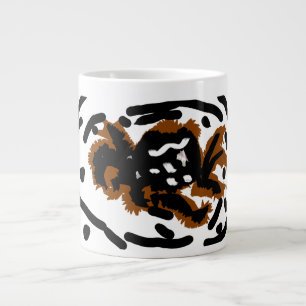 Spider Latte love Large Coffee Mug