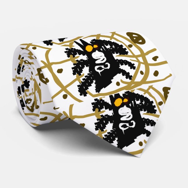 Spider latte  tie (Rolled)
