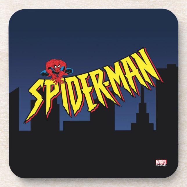 Spider-Man 90's Animated Series Title Screen Coaster (Front)