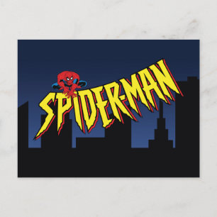 Spider-Man 90's Animated Series Title Screen Postcard