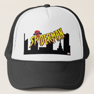 Spider-Man 90's Animated Series Title Screen Trucker Hat