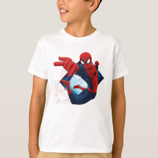 Spider-Man Action Character Badge T-Shirt