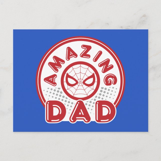 Spider-Man | Amazing Dad Postcard (Front)