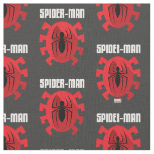 Spider-Man   Art Deco Spider-Man Emblem Fabric