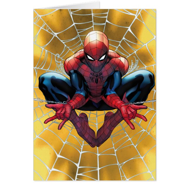 Spider-Man | Assis Dans Un Web (Devant)