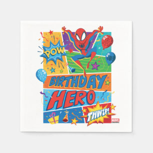 Spider-Man Birthday Hero Napkin