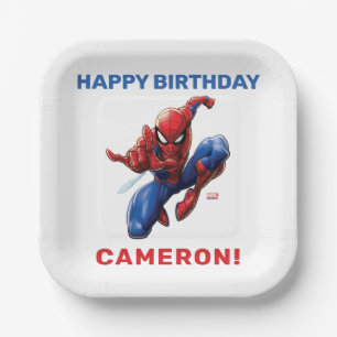 Spider-Man Birthday Paper Plate