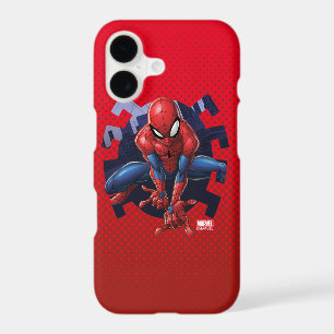Spider-Man bondissant hors d'une représentation gr