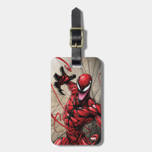 Spider-Man Carnage Leaping Forward Luggage Tag