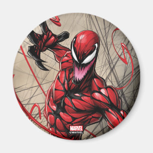 Spider-Man   Carnage Leaping Forward Magnet