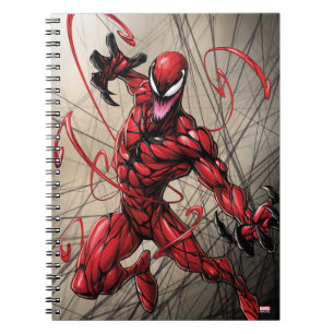 Spider-Man   Carnage Leaping Forward Notebook