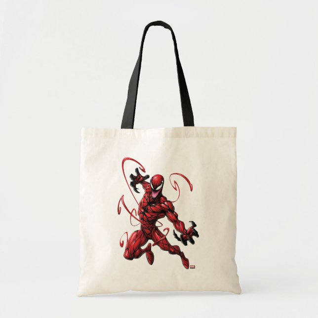 Spider-Man | Carnage Leaping Forward Tote Bag (Front)