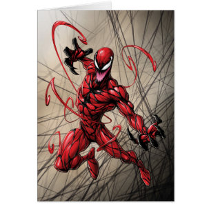 Spider-Man   Carnage s'élançant vers l'avant