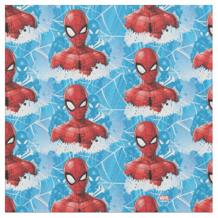 Spider-Man   Close-up Expression Comic Panel Fabric