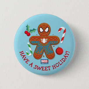 Spider-Man Cookie 2 Inch Round Button