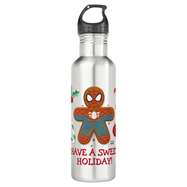 Spider-Man Cookie 710 Ml Water Bottle (Front)