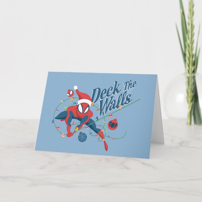 Spider-Man "Deck The Walls" Card (Front)