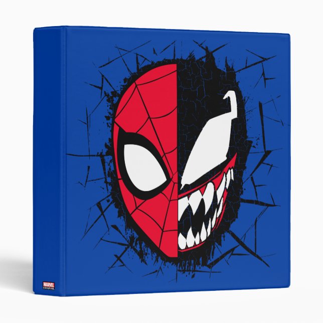 Spider-Man | Dual Spider-Man & Venom Face Binder (Front/Spine)
