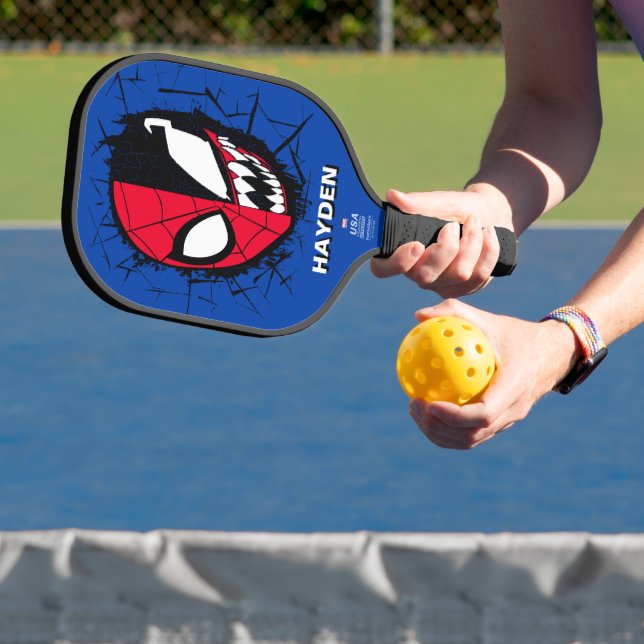 Spider-Man | Dual Spider-Man & Venom Face Pickleball Paddle (Insitu)