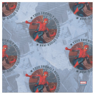 Spider-Man   Friendly Neighbourhood Spider-Man Art Fabric
