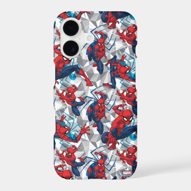 Spider-Man | Geometric Character Art Pattern (Back)