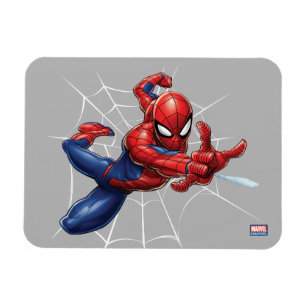 Spider-Man   Geometric Character Art Pattern Magnet