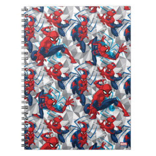 Spider-Man   Geometric Character Art Pattern Notebook