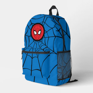 Spider-Man Head Icon Printed Backpack