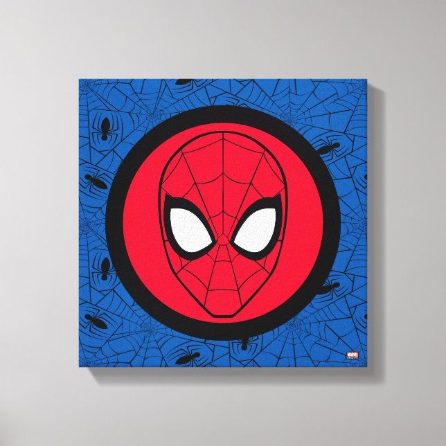 Spider-Man | Head Logo Canvas Print (Front)